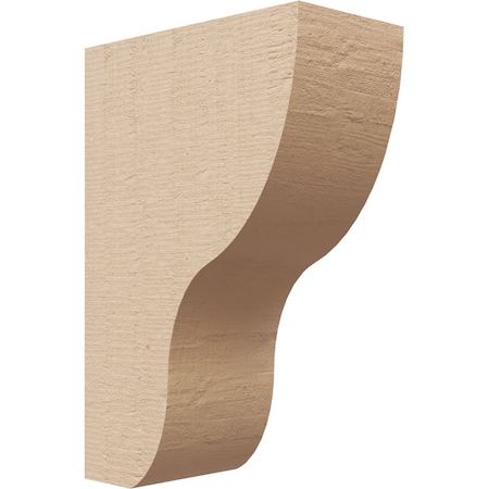 3in. W X 6in. D X 9in. H Series 2  Greensboro Rough Cedar Woodgrain TimberThane Corbel, Primed Tan